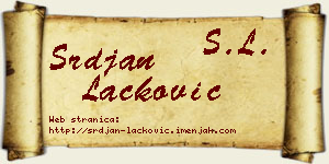 Srđan Lacković vizit kartica